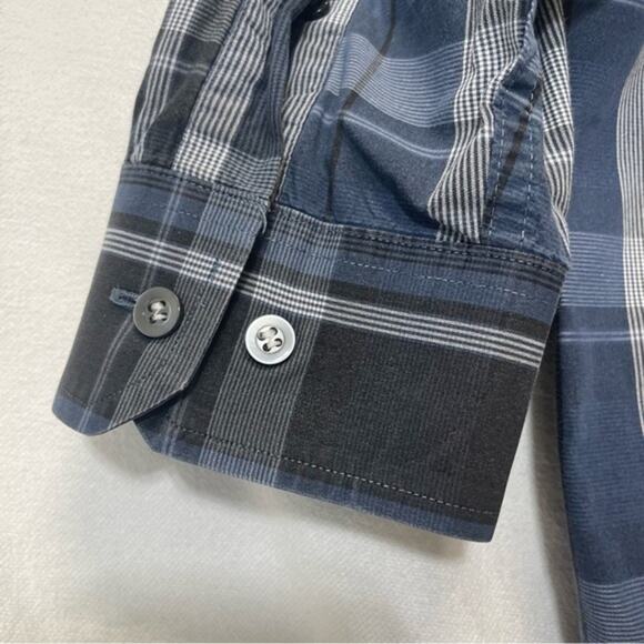 Roundtree and Yorke Plaid Button Down Shirt collared long sleeve Men’s Size 2XL - Picture 7 of 8